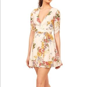 Reformation Monica wrap dress